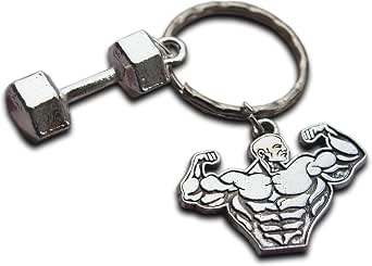 Porte-clés Haltère (barbell) En Silicone Pour Amateurs De Fitness Et Musculation - Neuf Avec étiquettes