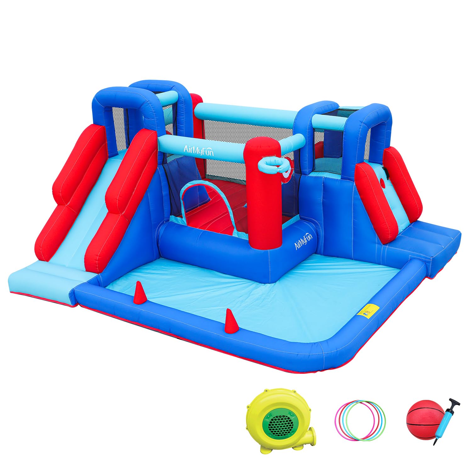 Amazon.co.jp: AirMyFun バウンスハウス ボールピット付き