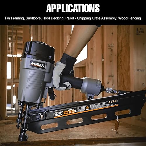 Miniatura 3 de Engrapadora neumática de encuadre de 21 grados Numax SFR2190