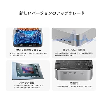 Beelink SER7（最終値下げ） Beelink SER7 Mini PC, AMD Ryzen 7 7840HS(4nm, 8C/16T) up to