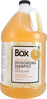 Deodorizing Dog Shampoo for Smelly Dogs, Odor Control 1 Gallon | Ordenone Breaks Down Stinky Odor, Pet Odor Eliminator Grooming Wash, Fresh Scent, For BatherBox System, Groomer Grade