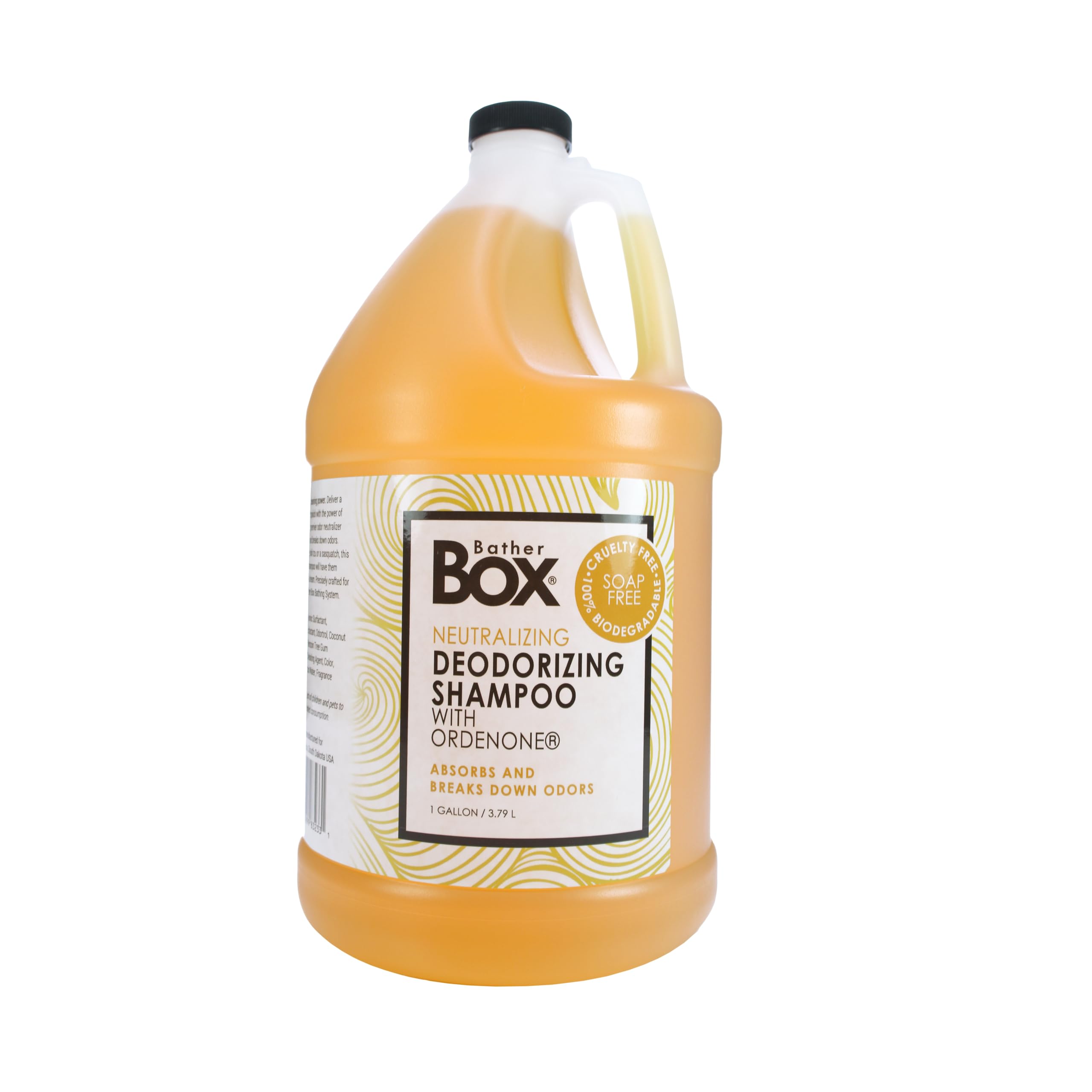 BatherBox Deodorizing Dog Shampoo, 1 Gallon - Odor Eliminator, Eliminates Stinky, Smelly Pet Odors, Deodorizes Pet Odors and Freshens, Professional