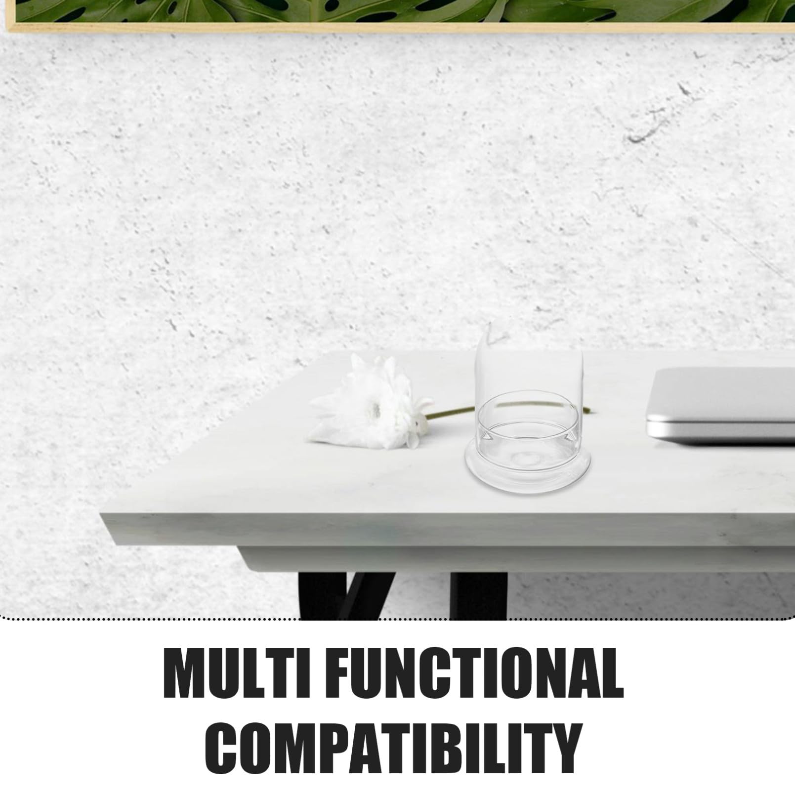 ERINGOGO Mini Bottiglia Da Giardino Per Micro Paesaggi in Vetro Trasparente 12x16cm, Contenitore Semplice Ecologico Stabile e Adatto Per Casa, Hotel e Ristoranti