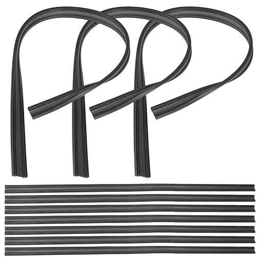 Veemoon 10 piezas de limpiaparabrisas de 0.236in para limpiaparabrisas de silicona, sin marco, tiras de goma para limpiaparabrisas de coche