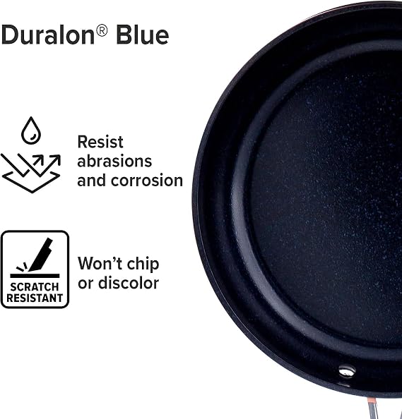Nuwave 3-Piece Fry Pan Set, 8, 10, 12 Forged Lightweight