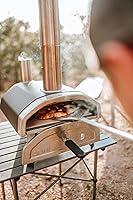 Vista 7 de ooni Pala Giratoria para Pizza - Pala para Pizza Perforada de Aluminio de 7 Pulgadas, Volteador de Pizza de Metal Ligero con Mango Largo