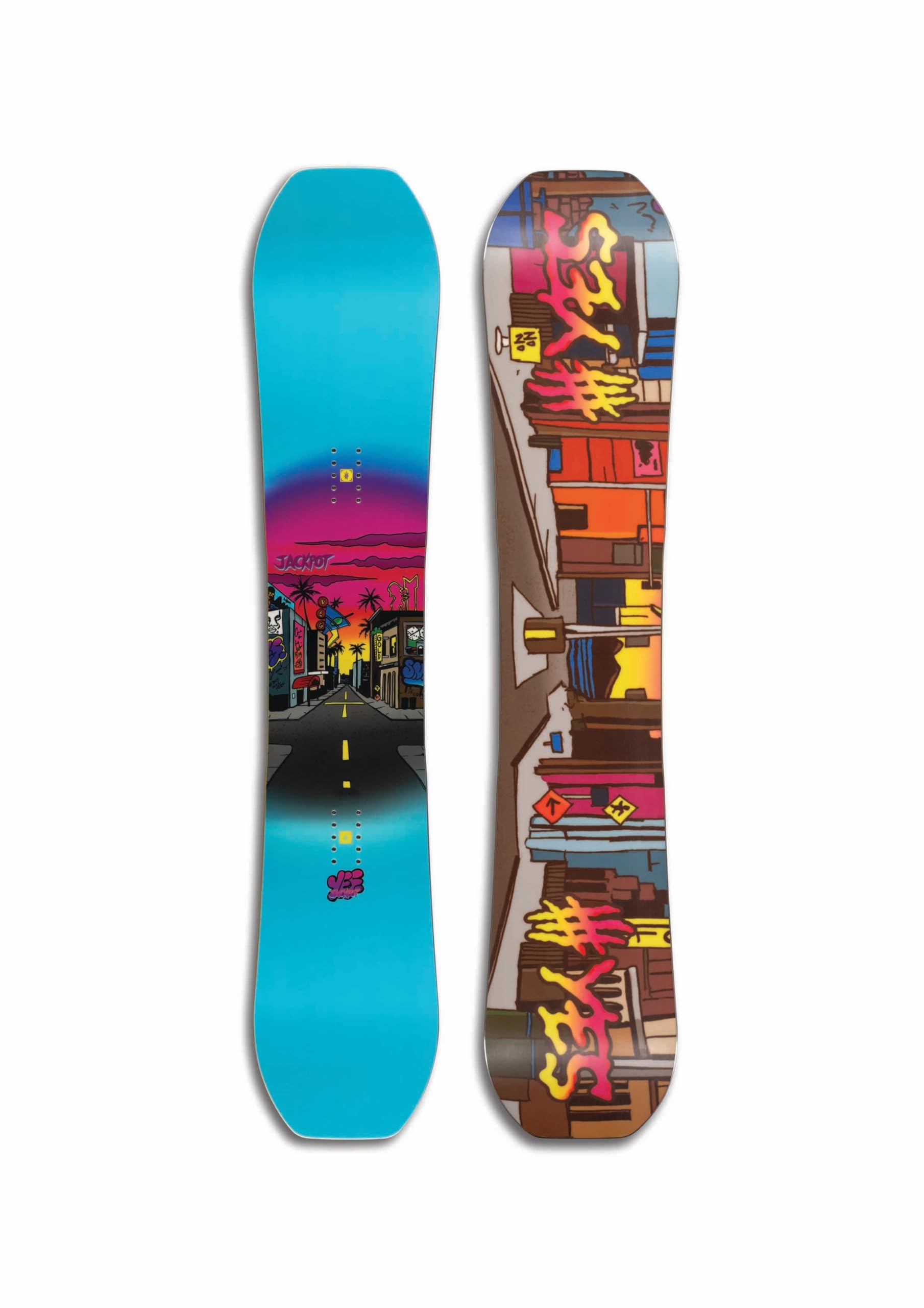 YES. - Jackpot, Snowboards Twin Tip, Resort Freestyle,, Size 154, Color Green