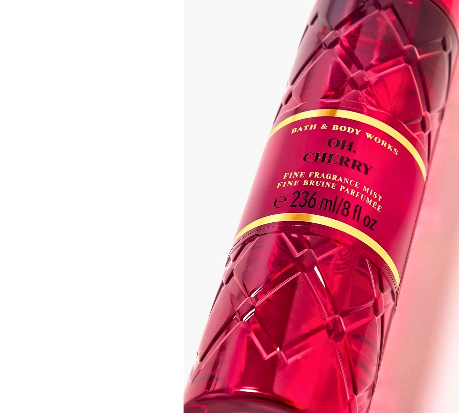 Bath & Body Works Fine Fragrance Body Spray Mist 8 oz (Oh, Cherry) - Image 2