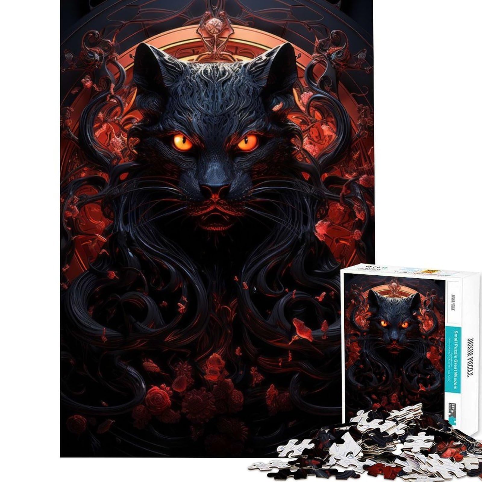 1000 Piece Jigsaw Puzzles for Teenagers Surreal Panther Teenager Puzzles Family Game Wall Decoration for Birthday, Chrismas (Size 75x50cm)