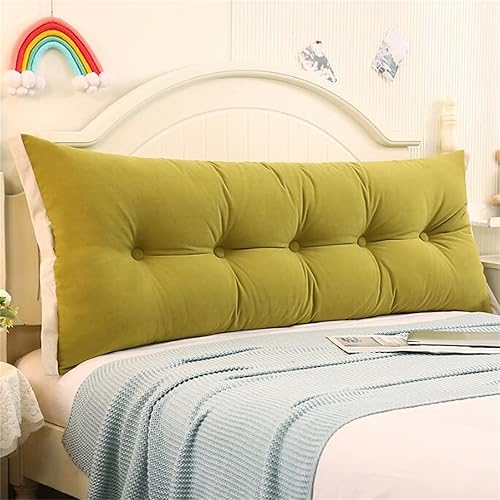 Almohada de cama grande con cuña para cama tamaño King, cojín de apoyo de posicionamiento de la cama con funda extraíble para ver la televisión,