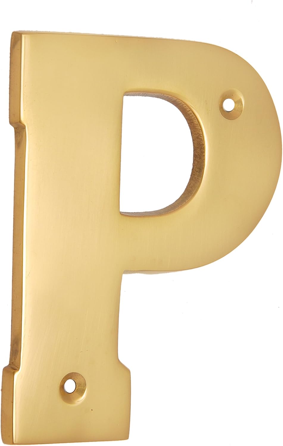 Adonai Hardware 4" Brass Letter P