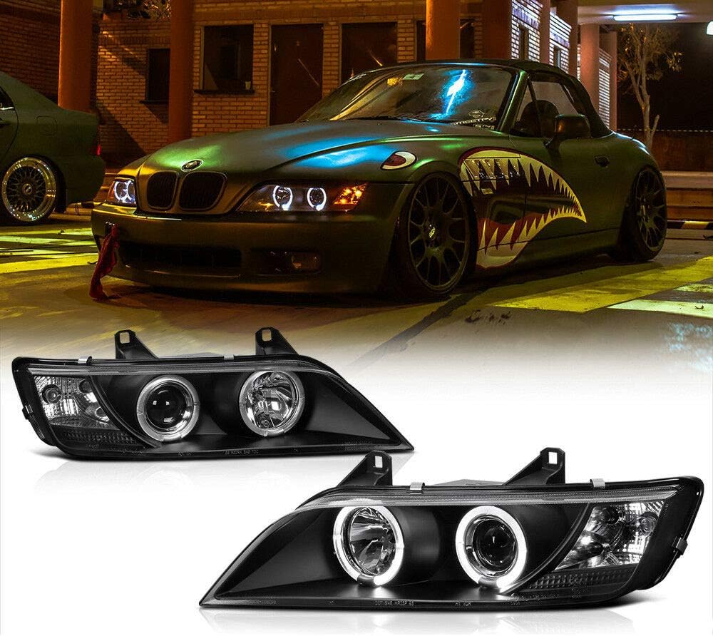 DNA MOTORING Z3 Angel Eye Projector Headlights for BMW