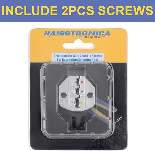 Miniatura 63 de Haisstronica Herramienta de prensado para cable de encendido de bujía,Herramienta de crimpadora de alambre de trinquete de 0.335 in,HS-2048
