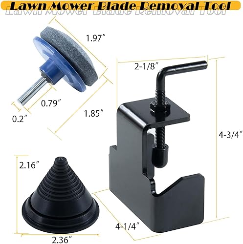 Miniatura 5 de BOSFLAG Arnold MTD 490-850-0005 - Herramienta de extracción de cuchillas para cortacésped 490-850-0005, herramienta de extracción de cuchillas Cub