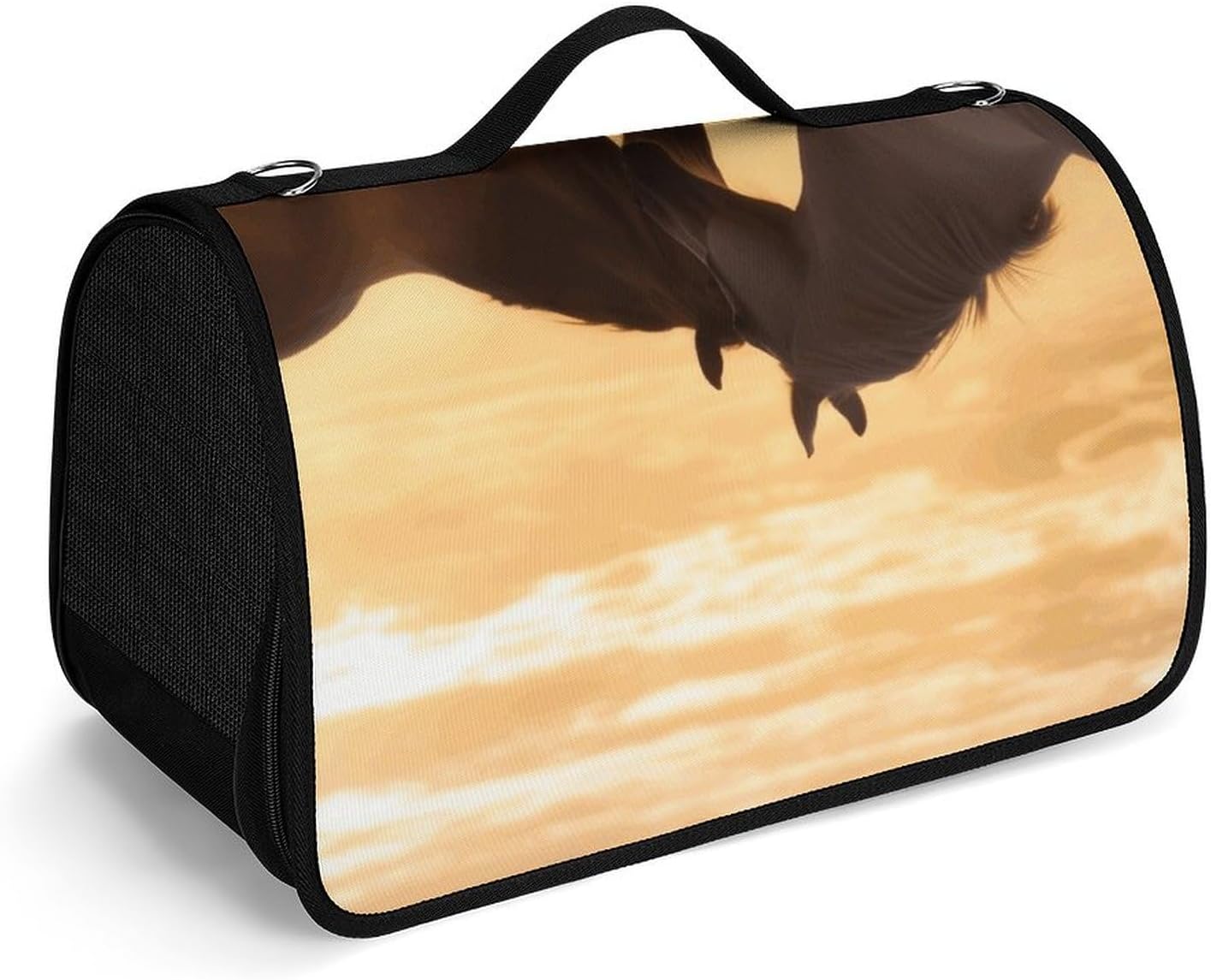 Pet Handbags, Horses in Love Printed Pet Handbags,folding Pet Bags,new Pet Handbags,universal Pet Handbags, 45X26X23.5cm