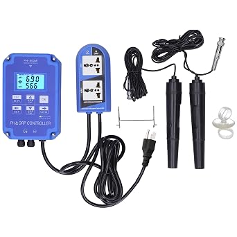 BROLEO ORP Controller, PH803W Acidity Alkalinity Controller Water Quality Monitor for Water Quality Testing for Water Quality Monitoring for PH Measuring (US Plug 110V), BROLEO2knh95wmrc-14