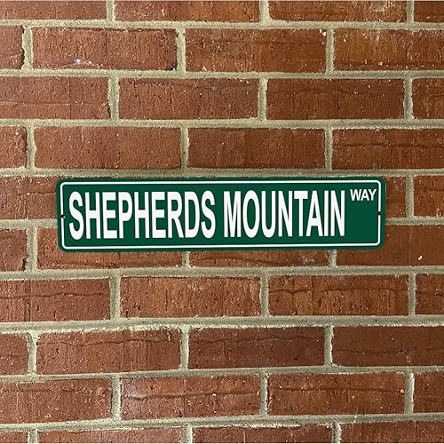 Vista 147 de Ohio Mountains Pick Your Mountain Compatible/repuesto para Ballards Hill United States Mountain Aluminio Metal Tin Street Sign Style decoración