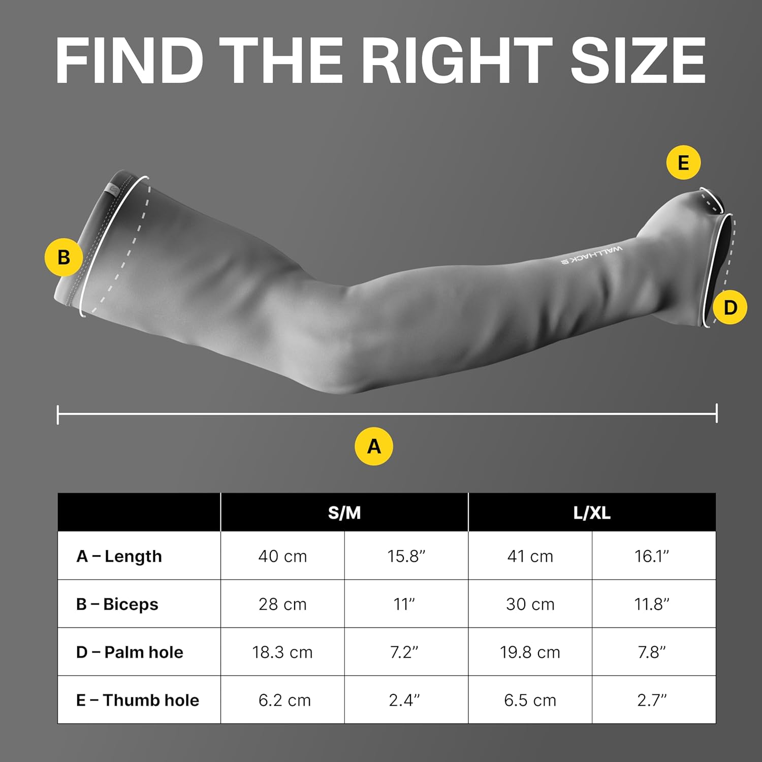 Wallhack Gaming Pro Sleeve With Glove | Low-Friction, High Comfort Performance | Improve comfort on cloth and glass mouse pads | Full sleeve Design, Palm Cover L/XL Grey