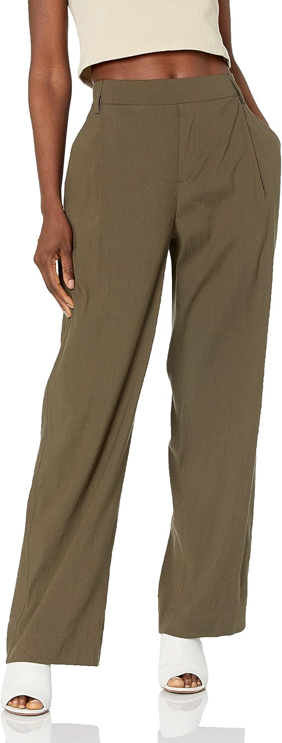 Vince Women's Linen Wide Leg Pull on at 