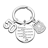 Birthday Keychain Birthday Gifts for Women Gift Inspirational Gifts for Mom Daughter Sister Christmas Gifts