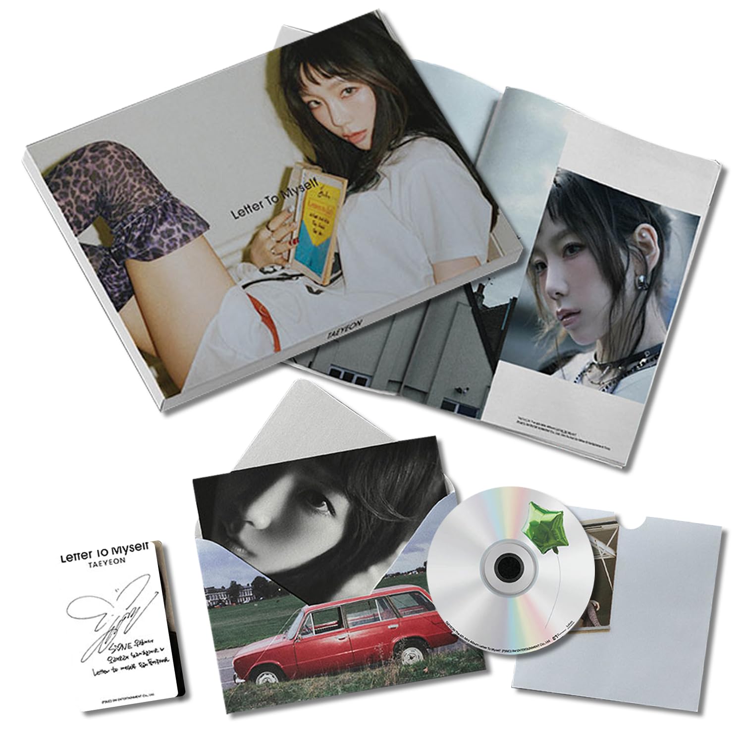 6th Mini Album [Letter To Myself] (Letter Ver.) Out Box + Tabloid Photobook + Lyric Card + Photo Card + CD-R + 2 Extra Photocards