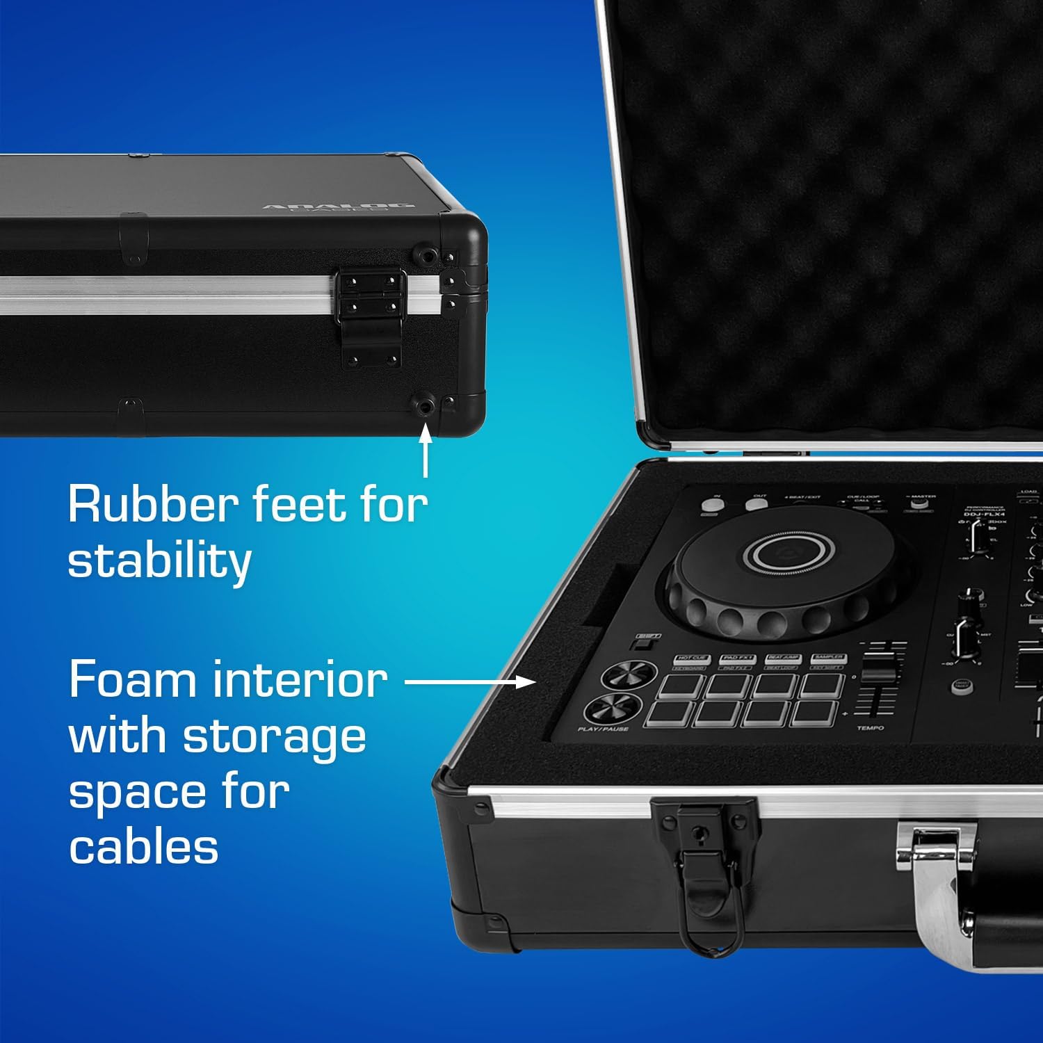 ANALOG CASES Pioneer DJ DDJ-FLX4 Case - Ultra-Lightweight UNISON Hard Case