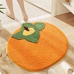 Ankah Fruit Tapis de bain mignons Rugs de salle de bains, particulièrement absorbant, très doux et rapide à sec qui convient pour la chambre d'enfant, salle de bain ou autre chambre, 17.7" x 31.5", Citron