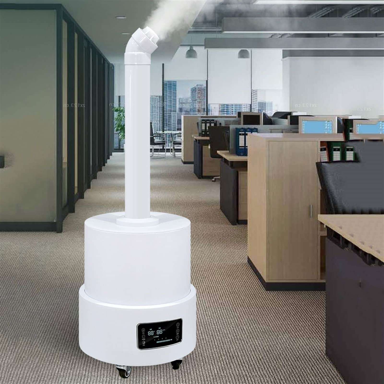 Humidificateurs pour Chambre à Coucher, humidificateur au Sol, humidificateur Industriel de qualité Commerciale, réservoir d'eau de 13 L, arrêt Automatique, humidité pour Salle de Culture, Serre