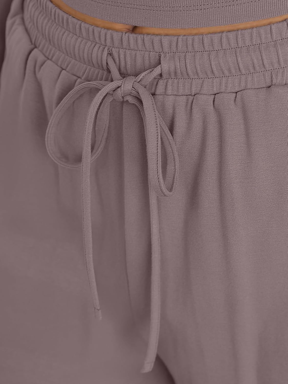 Trendy Queen Women 2 Piece Matching Lounge Sets Clothing Wide Leg Pants 2026 Y2K Sweatsuits Spring Travel Airport Outfit - Image 5