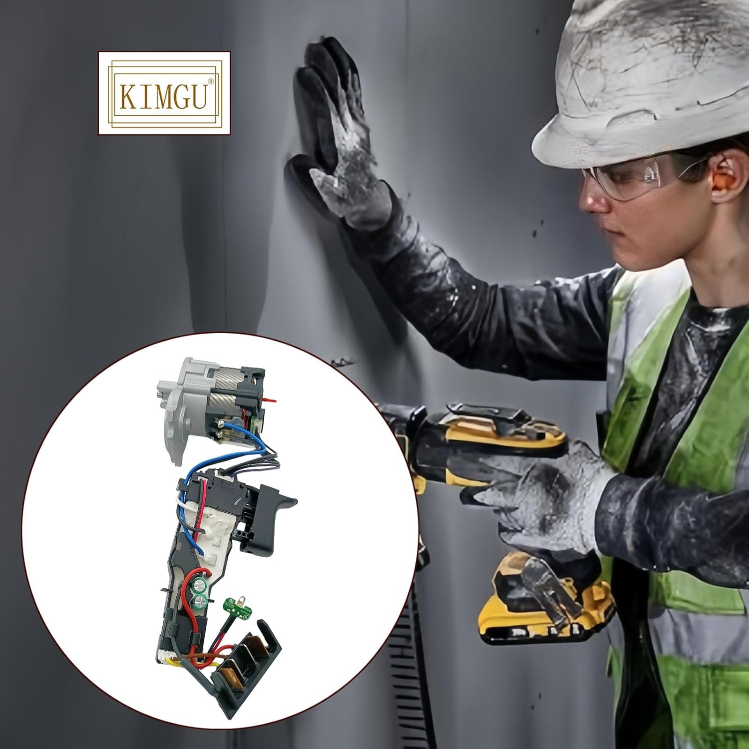 N456985 N422223 N456983 Screwdriver Motor & Switch Assy. Replaces for Dewalt DCF620 DCF620B DCF620D2 DCF620M2 Cordless Drywall Screwdriver