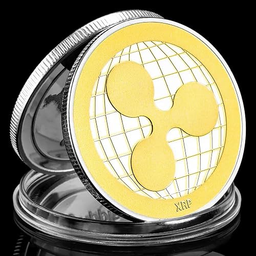 QYZXTH Ripple Coin Regalo Coleccionable Monedas Conmemorativas Crypto Coin Colección de Criptomonedas…