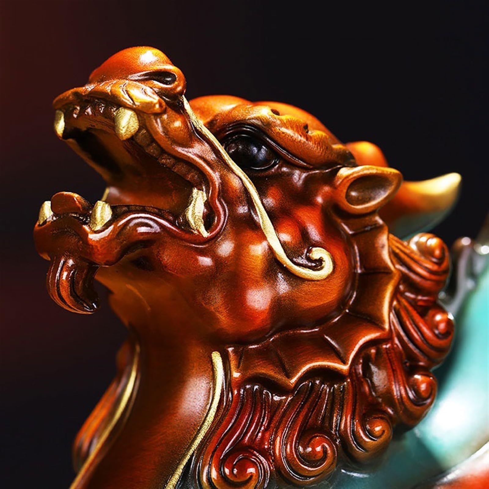 Kunst-Skulptur, 1 Paar Schreibtisch-Dekoration, Kupfer, Wahrsagerei-Ornamente, Schreibtisch-Dekoration, Glücks-Feng-Shui-Ornamente, personalisierte Heimdekoration,