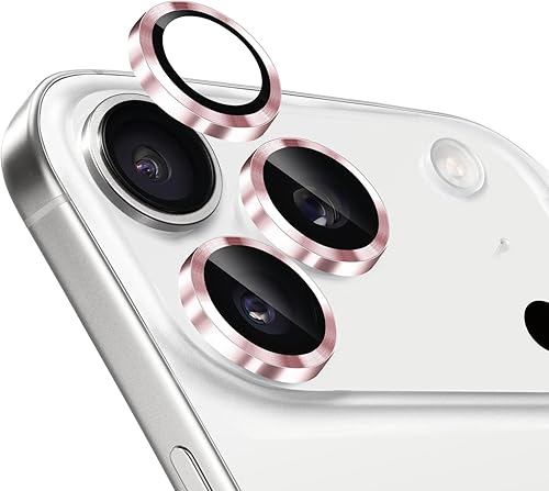 Miniatura 9 de Protector de lente de cámara diseñado para iPhone 13 Pro y iPhone 13 Pro Max, protector de lente de cámara de vidrio templado 9H con purpurina