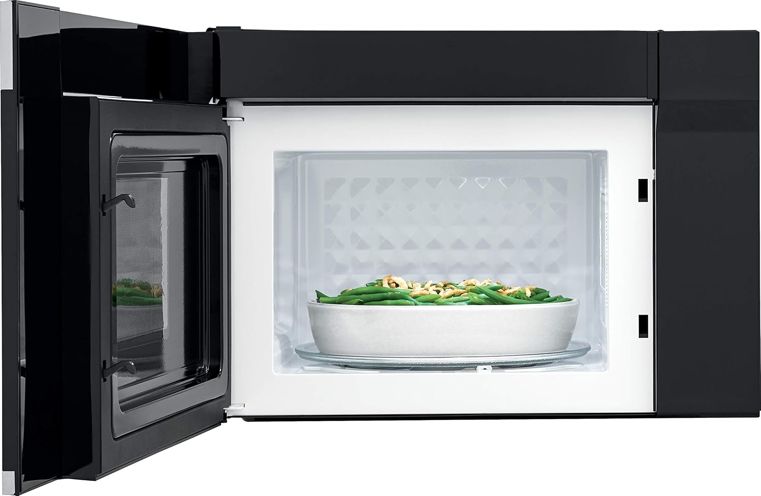 Frigidaire 1.4 Cu. Ft. Compact Over-the-Range Microwave in Stainless Steel with Automatic Sensor Cooking