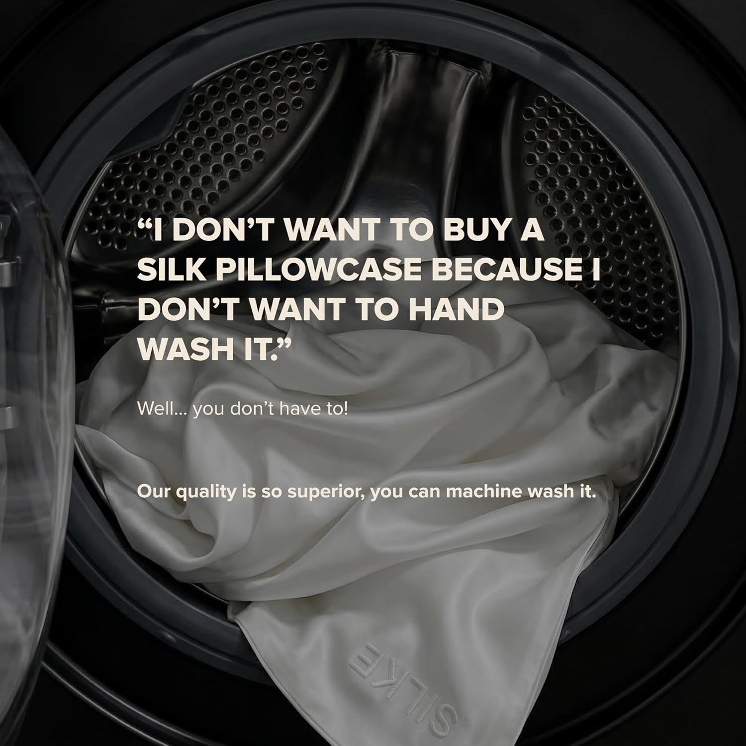 SILKE London 100% Pure 22 Momme Mulberry Silk Pillowcase – 6A Grade Long Fiber Silk, Queen Size (20” x 30”), Oeko-TEX Certified, Concealed Zipper – for Frizz-Free Hair & Glowing Skin