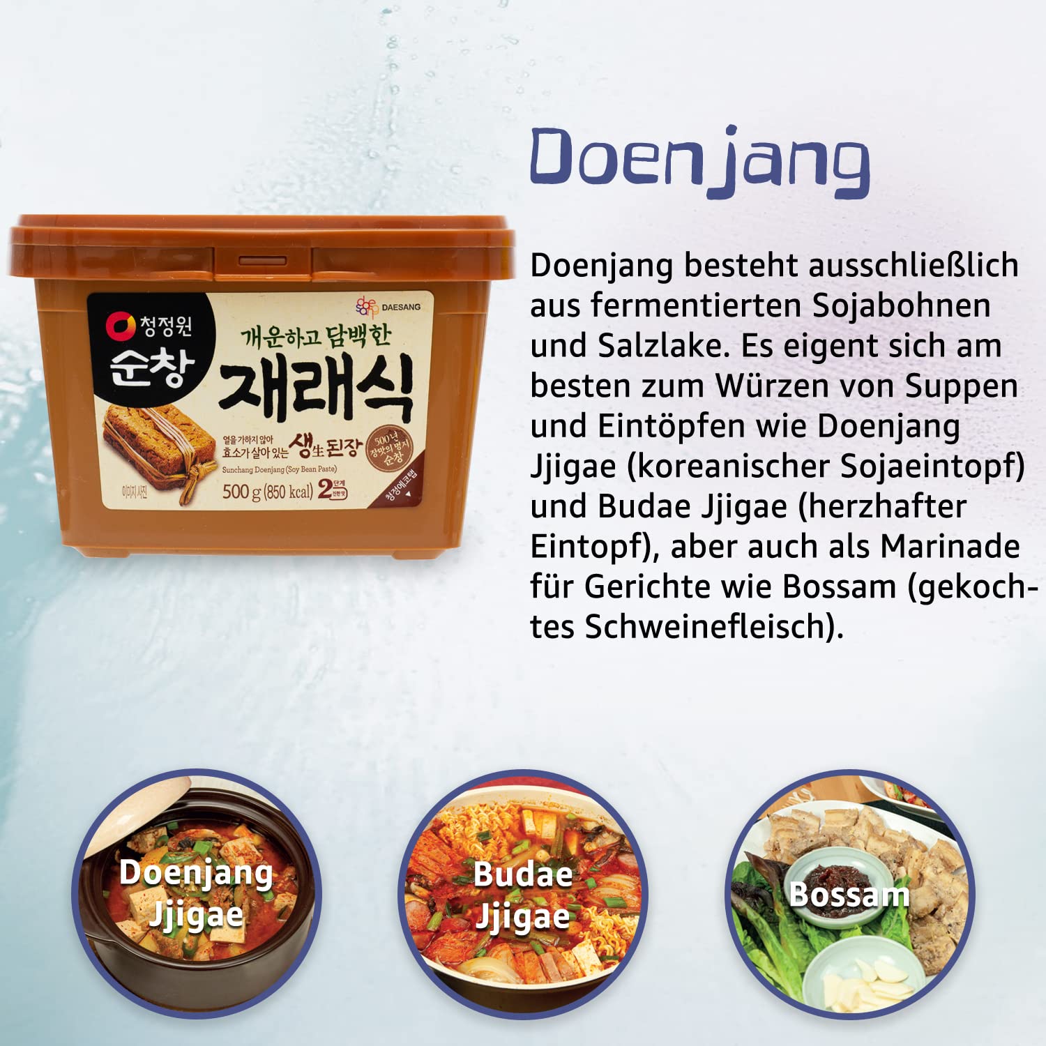 Dosirak Korea Kochbox mit 25 koreanischen Rezepten - Mit Grundzutaten, Videoanleitungen und bebilderten Kochrezepten zum Nachkochen - Besondere Geschenkbox für Kochanfänger und Profis