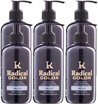 NEW 25/Blue Amonyaks z Su Bazl  Sa  Boyas  250 ML 6 Adet Mavi