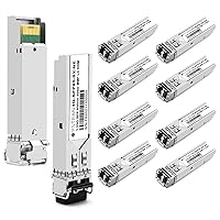 Vista 67 de Módulo transceptor de cobre 1000BASE-T SFP RJ45 compatible con Cisco GLC-T SFP-GE-T el 328.1 ft Cat5e/6