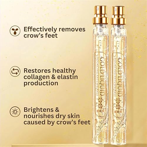 Miniatura 5 de Essentiallé - Juego de hilos de elevación instantánea de piel, suero de esencia nano dorado, hilo de proteína soluble y combinación de esencia nano