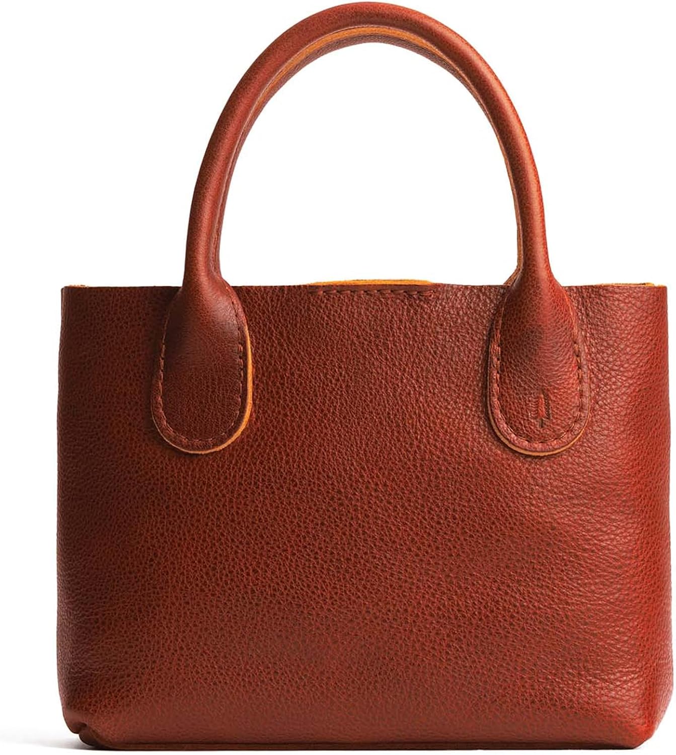 Portland Leather Goods Raindrop Crossbody Bag – Leather Purse w/Carrying Handles – Handmade from the Finest Full-Grain Hides