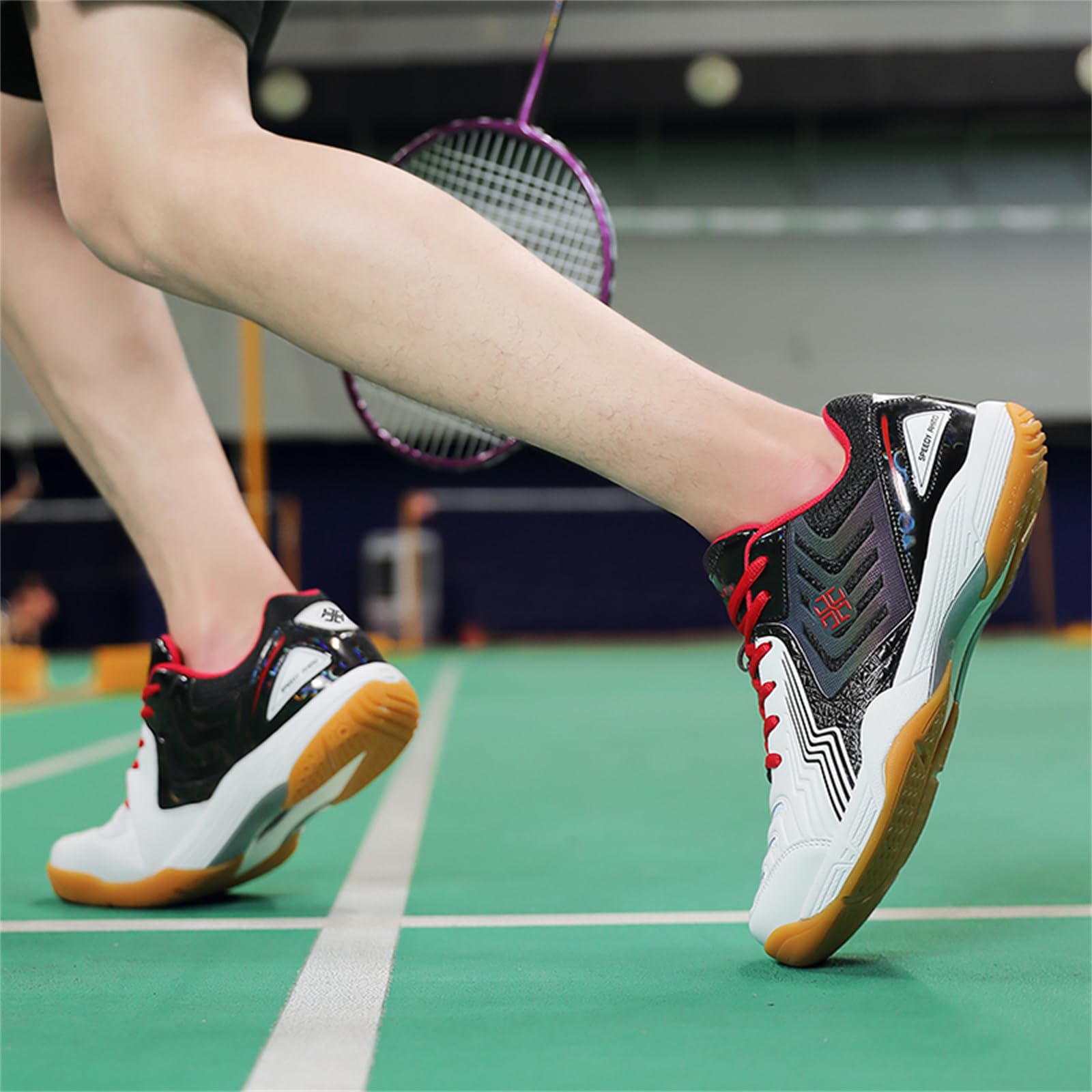 Męskie buty do badmintona pickleball tenisówki antypoślizgowe lekkie buty sportowe do gry w hali