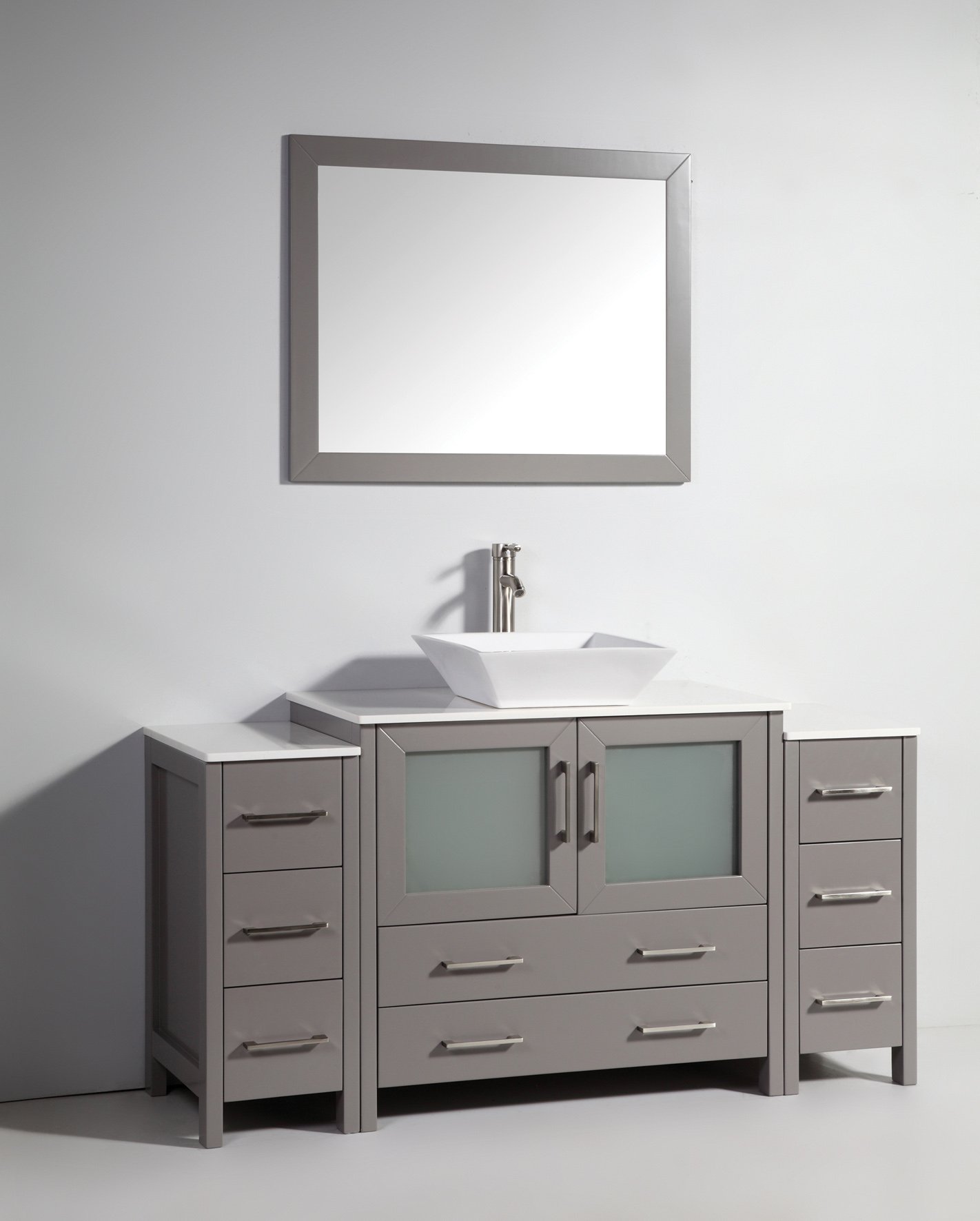 Buy Vanity Art 60 Inch Single Sink Bathroom Vanity Compact Set 3