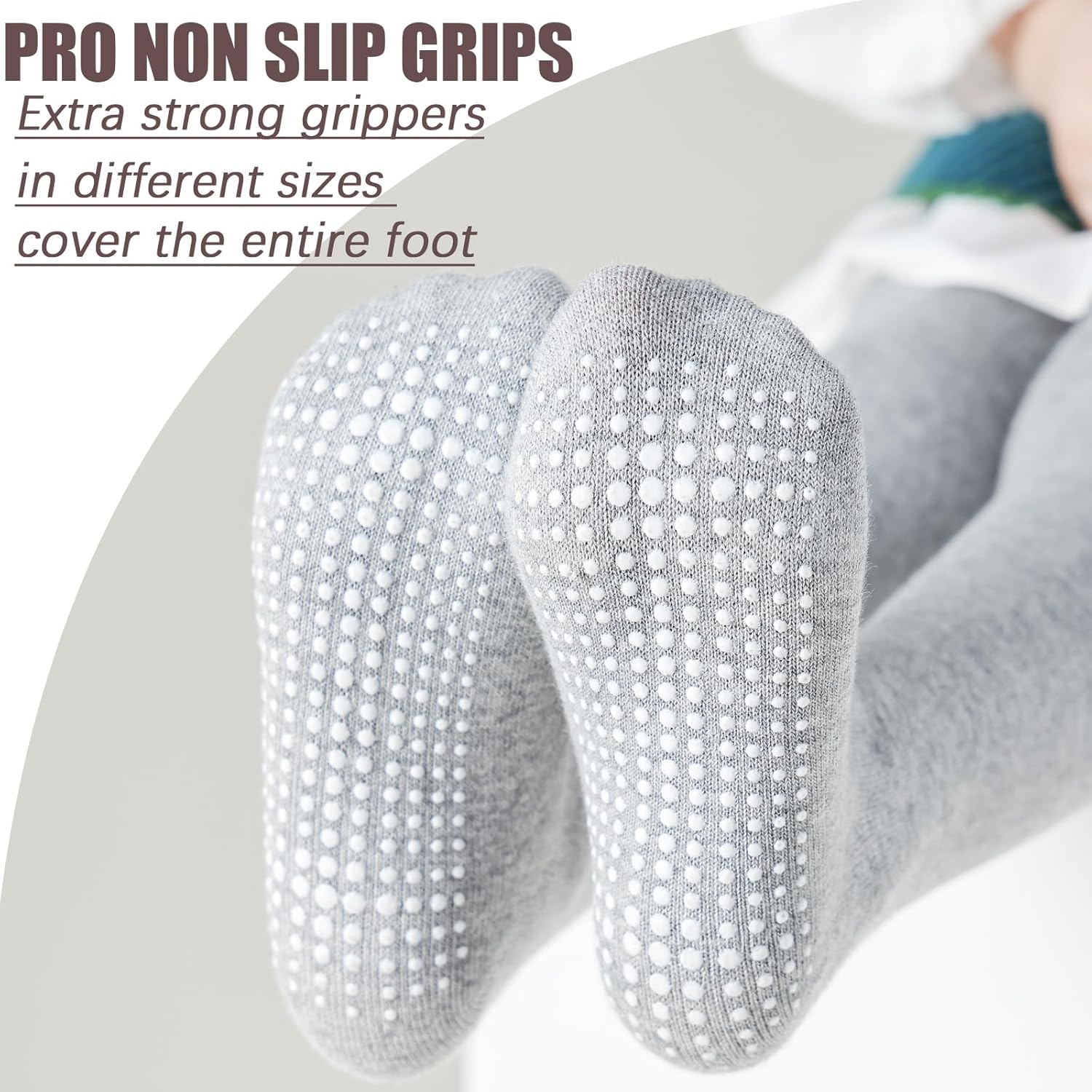 Mini angel Baby Tights Non Slip Baby Girl Tights Seamless Cotton Pantyhose Toddler Stockings Winter Warm Leggings Non-Skid - Image 5