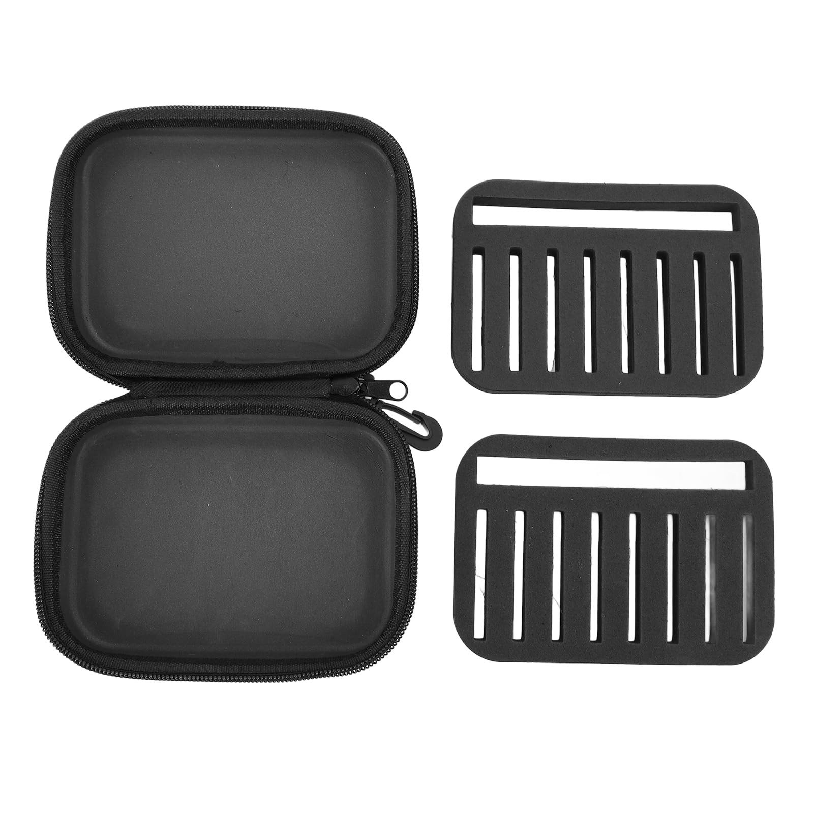 Pilipane Fly Lure Organizer EVA Hanging Design Fly Hook Container Sequin Bait Tackle Bag for Freshwater Saltwater Fishing Durable Portable Multifunctional Fishing Accessories Storage Case