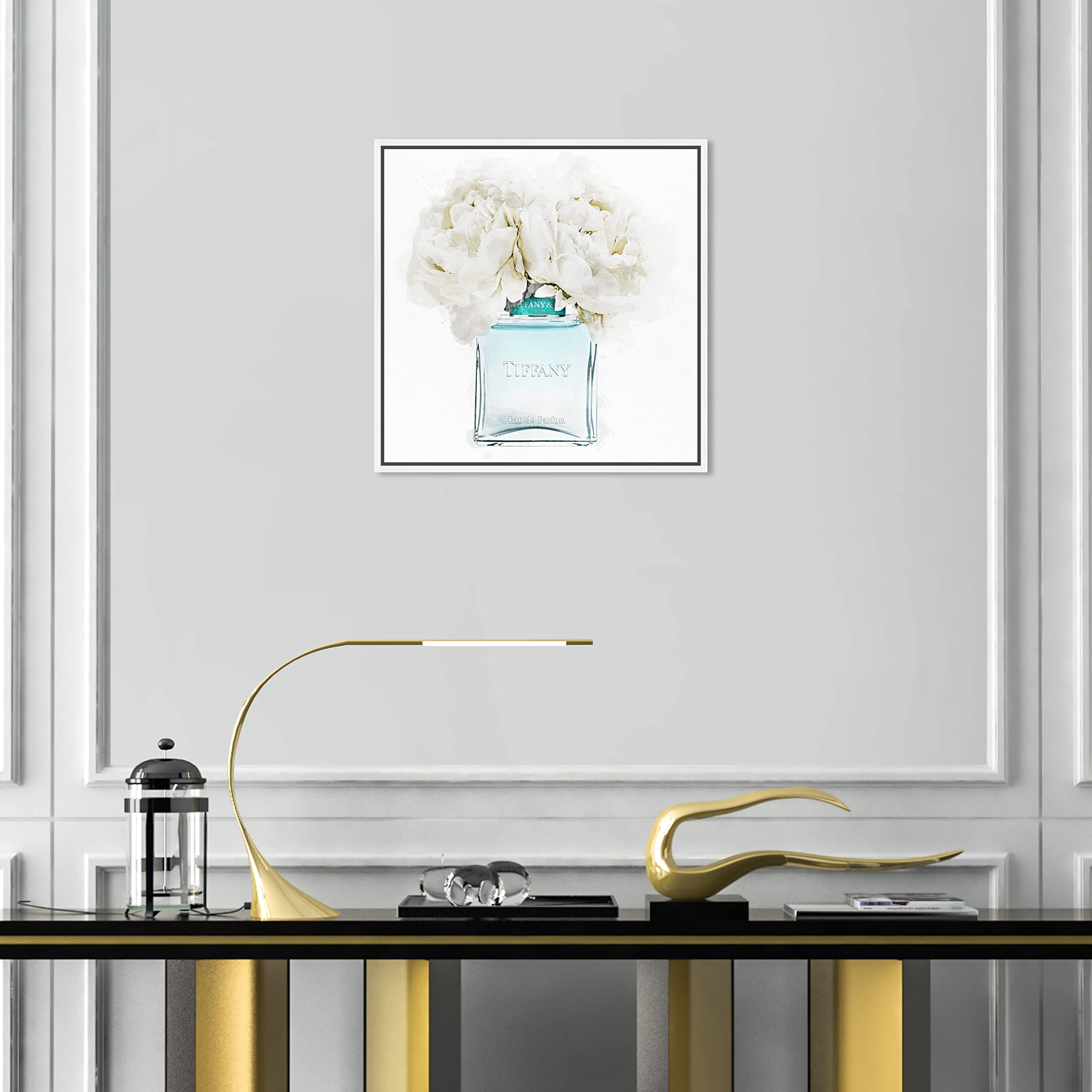 Amazon.com: Oliver Gal Dawn Morning Bouquet Aquamarine