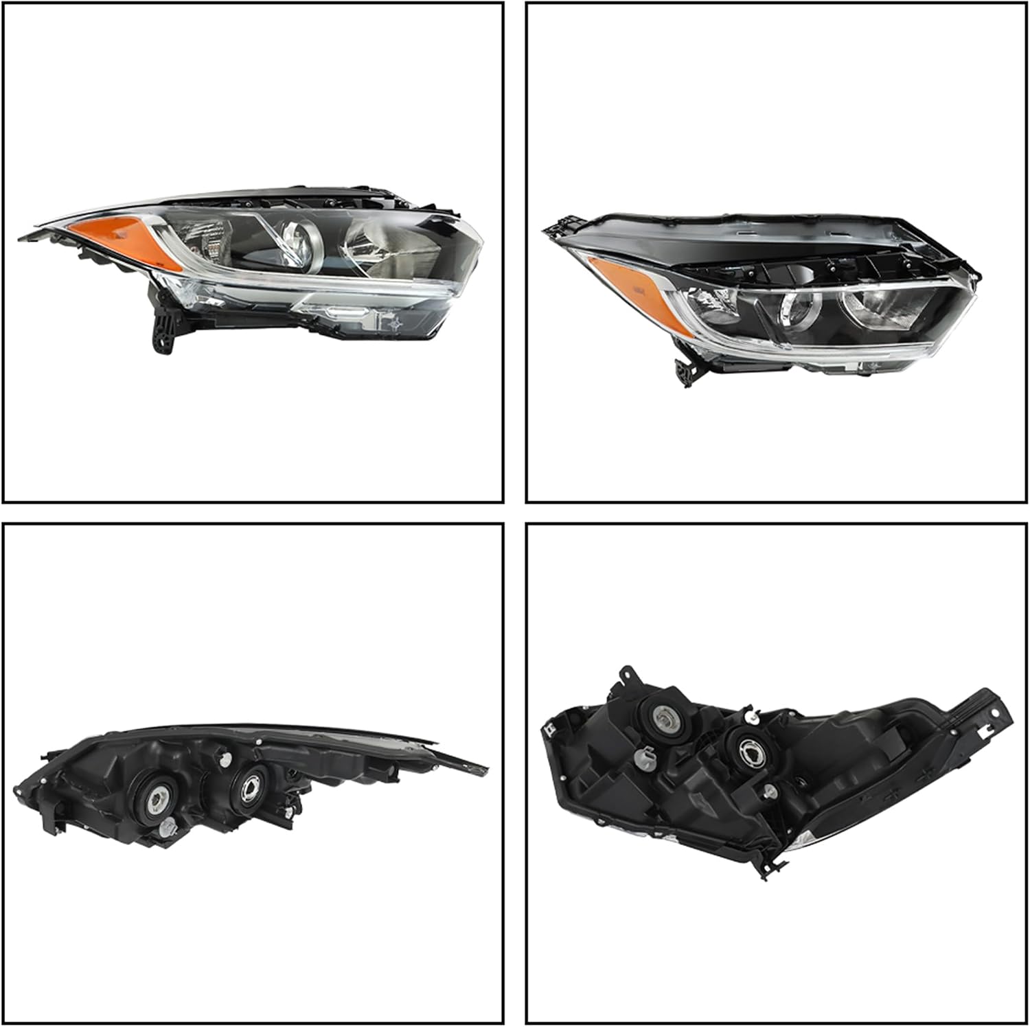 Passenger Right Side Headlight Assembly Replacement for HRV 2019 2020 2021 Headlamp Assembly Replacement for 33100-T7A-A31