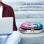 AWINNER Compatible for Meta Quest 3 Case,Hard Carrying Bag VR Headset Accessories,Ultra-Sleek Colorful Design for Travel (Gradient Color)