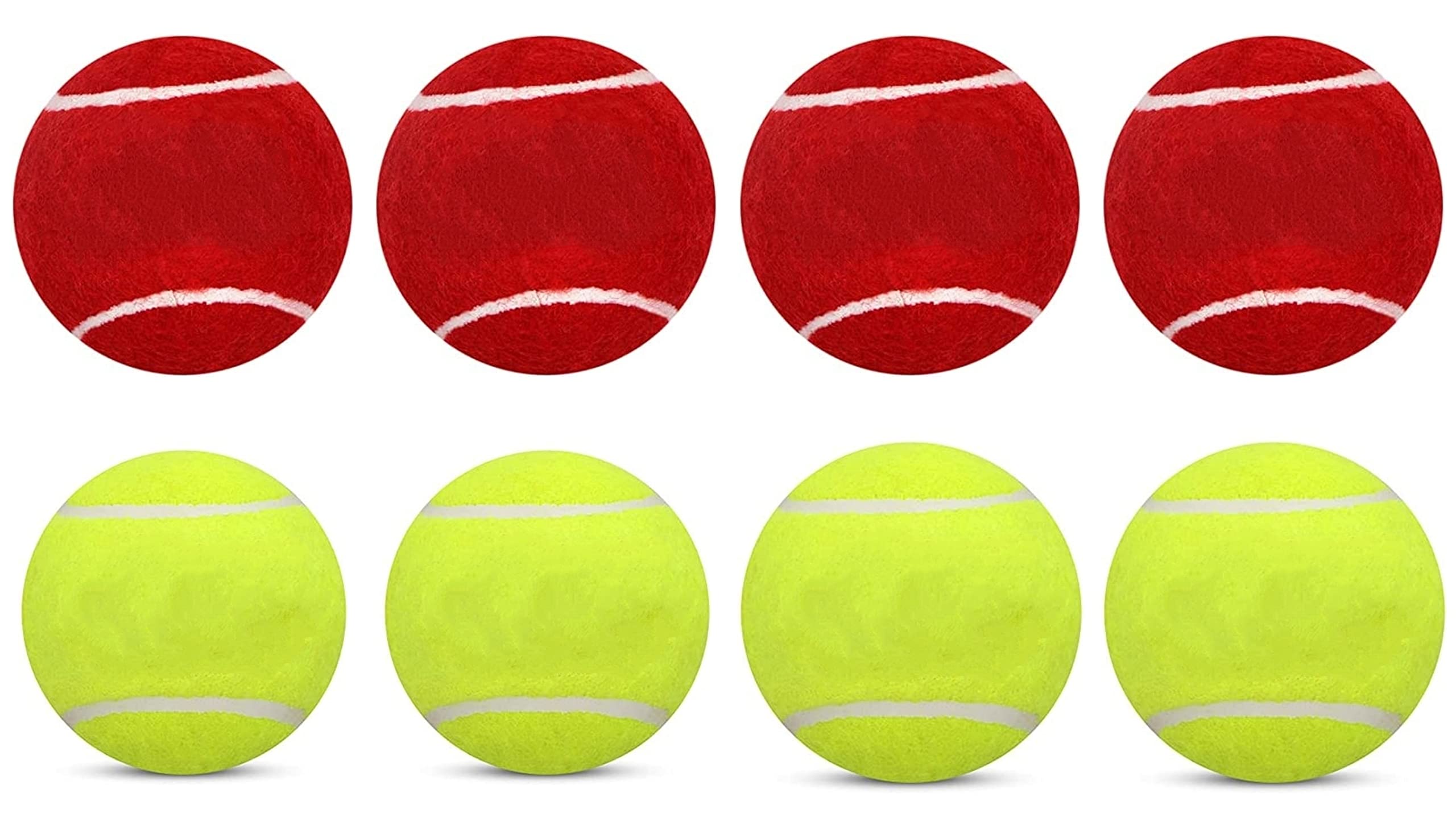 VASH Girlyz Attire (2 in 1) Red + Green Tennis Ball Light Weight, Made of Rubber for Cricket Training, Tennis Training, Cricket Rubber Tennis Ball Combo (6 Red Balls + 6 Green Balls) (B0B4SRN2BG) Amazon Price History, Amazon Price Tracker
