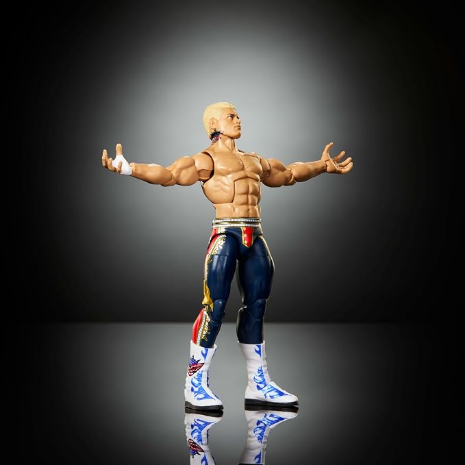 Figura de acción WWE Elite Cody Rhodes 6 pulgadas miniatura 5