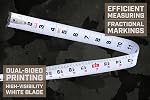 Spec Ops Tools 35-Foot Elite Series Magnetic Tape Measure, 1 1/4" Double-Sided Blade, Includes Fractional Markings, 12 Feet of Stand Out, Military-Grade Composite Case, 3% Donated to Veterans